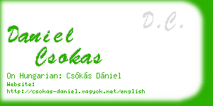 daniel csokas business card